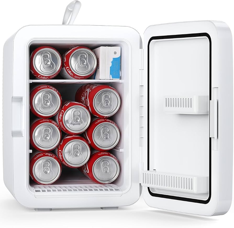 Compact mini fridge